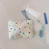 Borsa da cosmetico a fiori e quadri alla moda, pochette, grande capacità, organizer da viaggio, trousse, mini rossetti, borsa per riporre il trucco