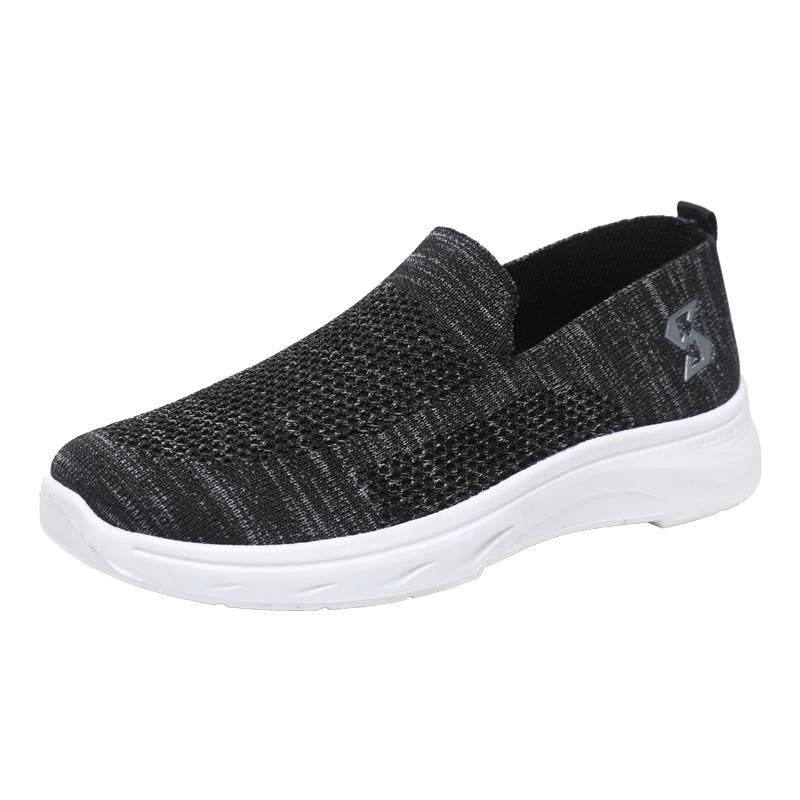 Women's casual sports shoes Non-slip knitted upper PVC sole Lightweight breathable design New fashion sports shoes