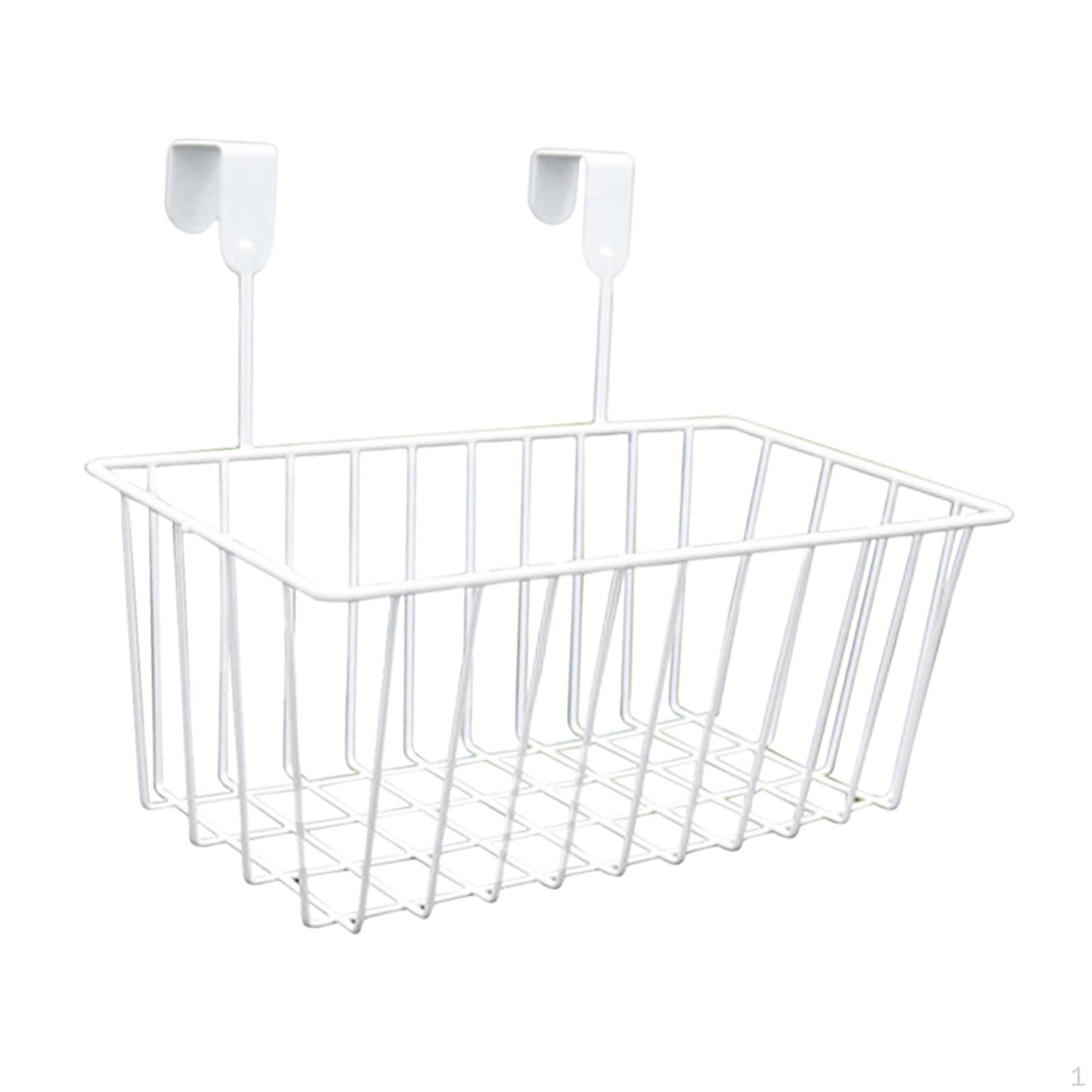 

О органайзере для двери шкафа, проволочной корзине, кухонном хранилище для кладовой, за домом на колесах белый