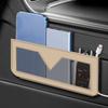 Waterproof Sticky Car Net Bag Multi-function PU Leather Mobile Phone Bag  Vehicle Accessories