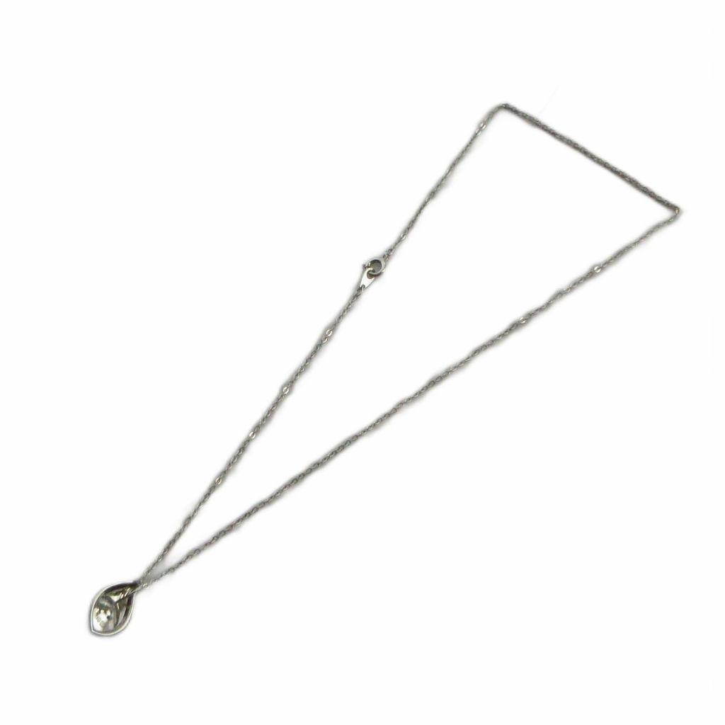 Used TASAKI TASAKI necklace accessory pendant 6mm pearl silver color GY18 /MQ