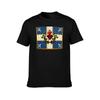 Drapeau du Québec drapeau Québec Patriote Carillon SacréCœur Chrétien Catholique ancienne édition vintage avec fleurs de lys HD HAUT T-shirt