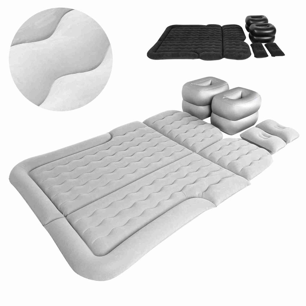 Air Mattress Camping Bed Car Air Mattress Vehicle Inflatable Thickened Travel Bed Sleeping Pad Camping Accessory Car Supplies