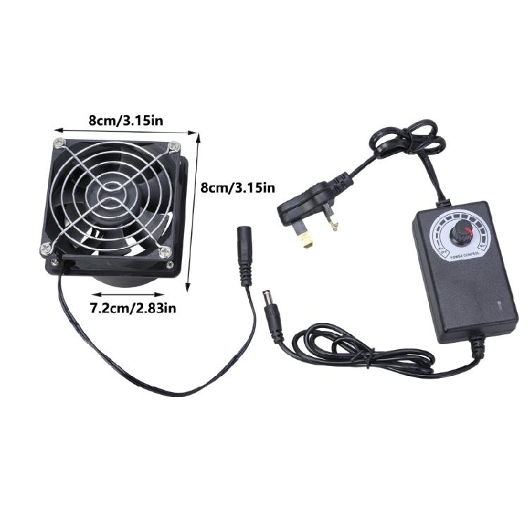 Extractor de Humos Silencioso Conducto Extractor Ventiladores Impulsores de Aire Ventilación Soplador de Aire de Extracción Ventilador Hogar Gallineros