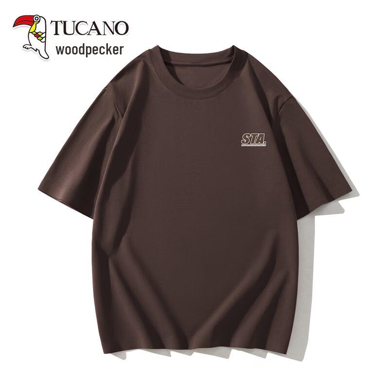 TUCANO Men's Retro Print Cotton Short Sleeve T-Shirt