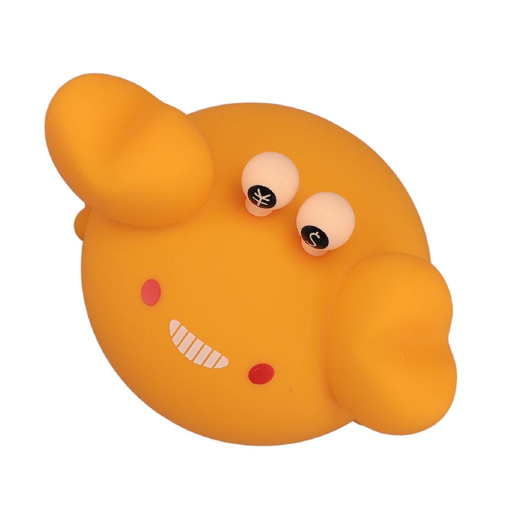 Crab Night Light Warm White Lighting 3 Brightness Levels Soft Silicone Animal Bedside Lamp with 30