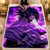 Flannel BlanketSasuke Uchiha Warm Soft Throw Blanket for Indoor Sofa Bed Living Room Use