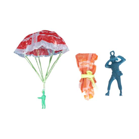 10 Stück Fallschirm Männer Armee Soldaten Mini Figuren Handwerfen Outdoor Kinderspielzeug