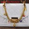 Style Fruit Pendant Bag Charm With Metal Chain For Women