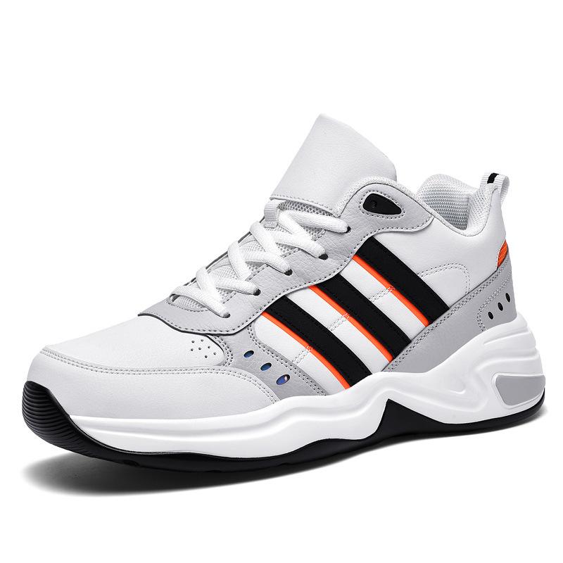 

Men s sports shoes new trend fashion versatile jogging shoes large size student casual men s shoes 39 білий