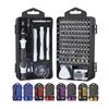Screwdriver Kit 122 in 1 Anti-Static Handles Magnetic Precision Repair Tool Set with Chrome-Vanadium Steel Bits Magnetizer Demagnetizer Tool
