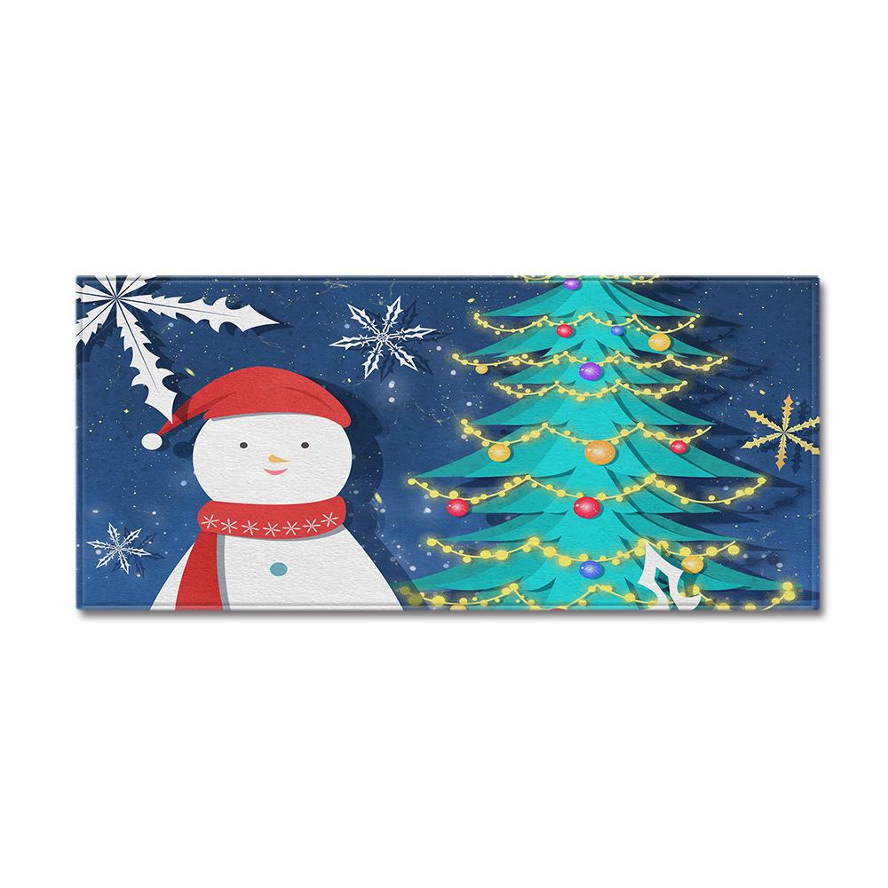Christmas Kitchen Sand Carpet Doormat Long Floor Mat