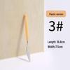 Wood Handle Plastic Palette Knife for Oil and Gouache Painting