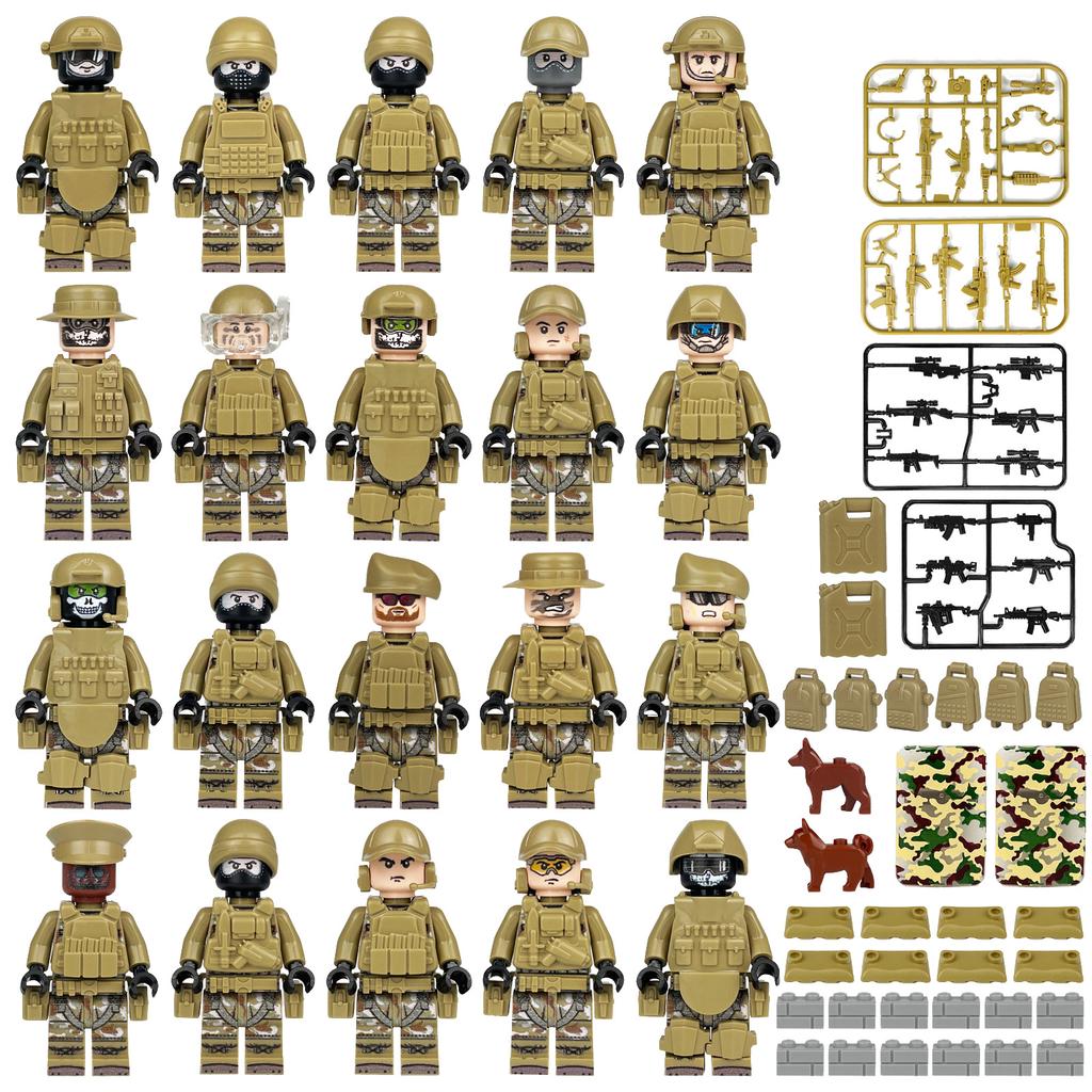 Spot M8015 City Occupation Cartoon Small Particle Building Block Figurine Children Assembled Building Block Toy