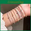 Heartshaped Jewelry Bracelet With Cubic Zirconia For Fashionable Women