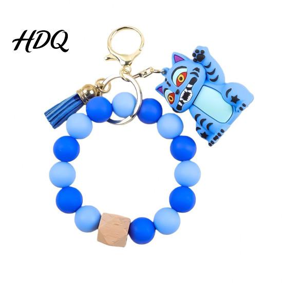Attractive Kids Keychain Pendant Anime Doll Charm Beads Bracelet Key Companion Chain Party Favor