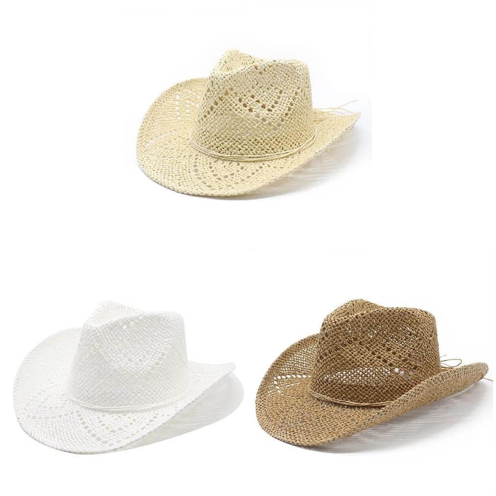 Panama Straw Hat For Women Summer Sun Protection Beach Sun Hat