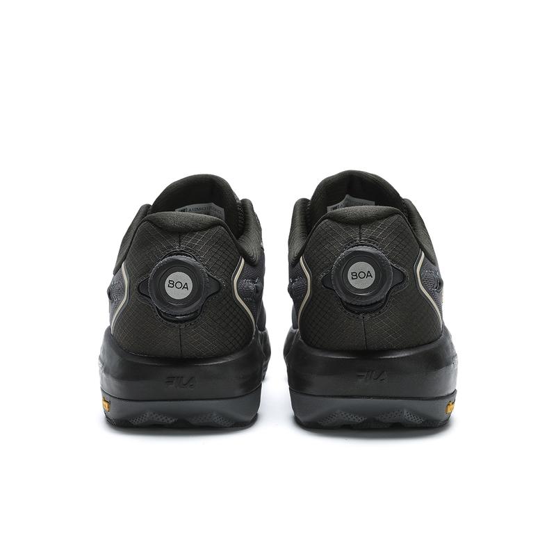 FILA Boa Explorer 2 Minimalist Versatile Mountain Style Breathable Low-Top Outdoor Functional Shoes Men Shoes Black Gray A12M431205FCL