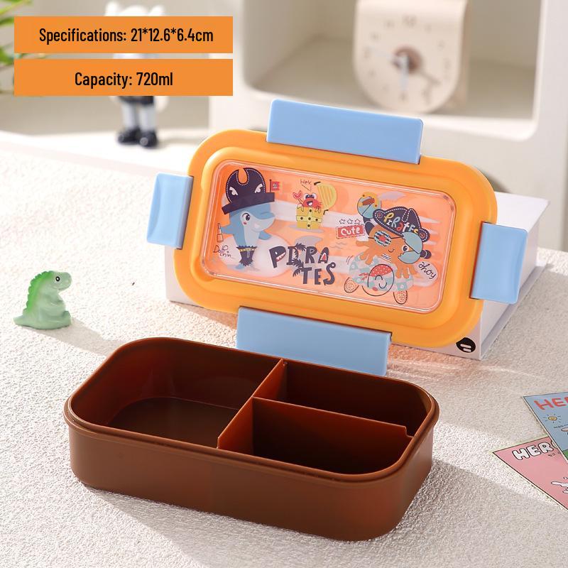 Cute Cartoon Student Lunch Box - Kids Bento & Snack Container