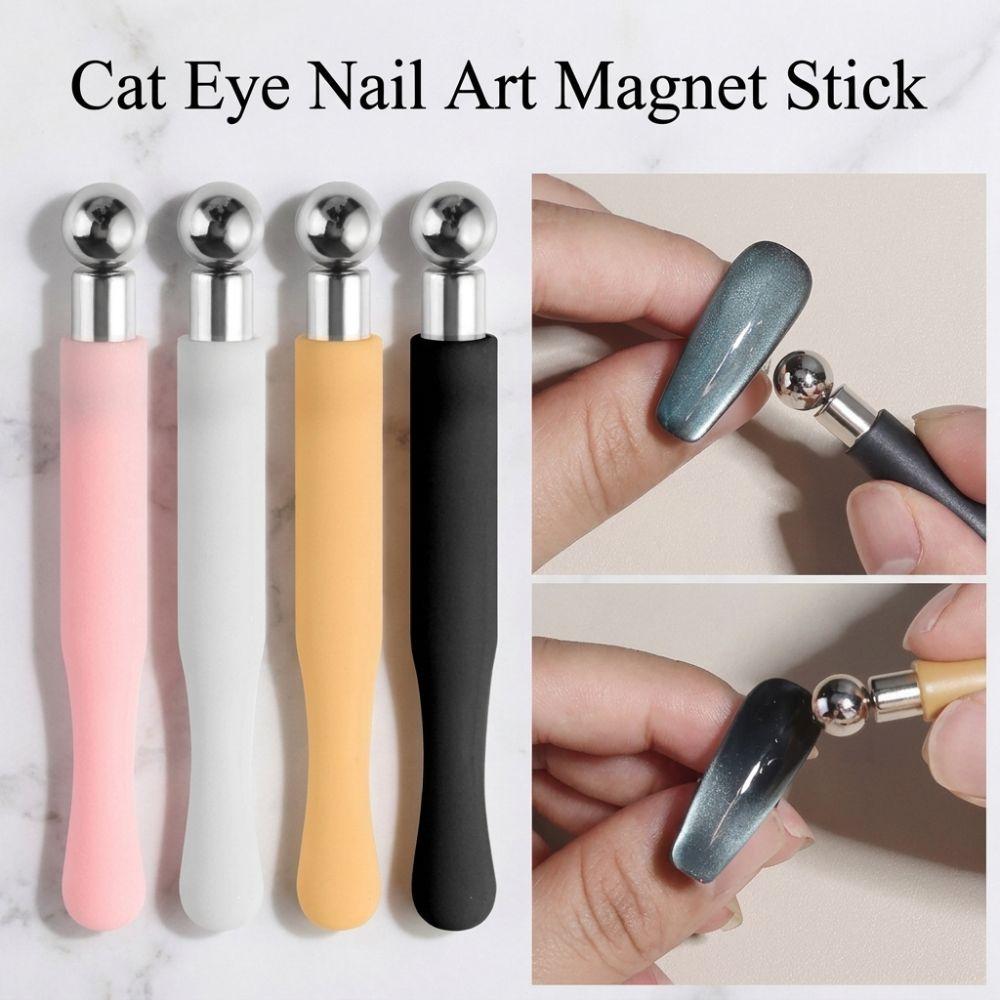 Spherical Magnet Cat Eye Nail Art Magnet Stick Round Bead Head Durable False Nails Magnetic Rod Multifunctional Lightweight