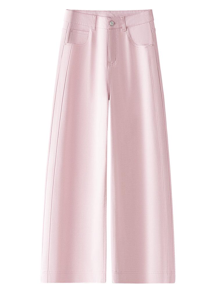 

Женские джинсы Off-White с высокой посадкой и широкими штанинами - Коллекция Весна 2025 M розовый