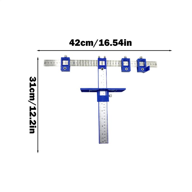 Adjustable Cabinet Hardware Jig Tool Punch Locator Drill Template Guide Installation Of Handles Knobs On Doors And Drawer