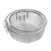 Fry Baskets Stainless Steel Frying Basket for Household Oil Separation Small Frying Basket for Draining Water French Fries Fried