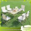 Portable Outdoor Folding Table and Chair Set - Egg Roll Design for Camping and Fishing