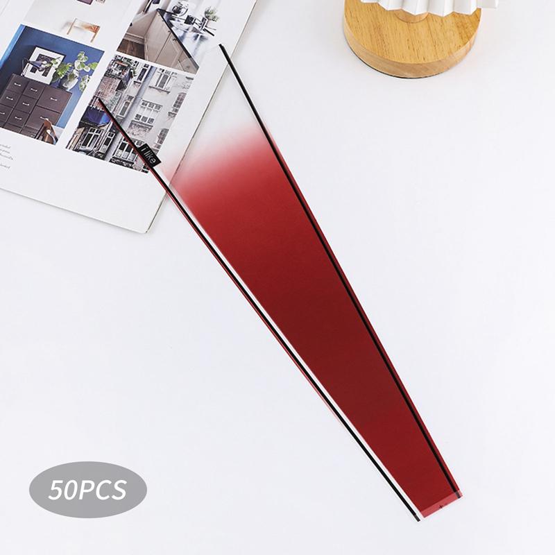 50 Stück Papiertüten für die Verpackung frischer Blumen, einzelne Rosensträuße, transparentes Glaspapier, Verpackung frischer Blumen