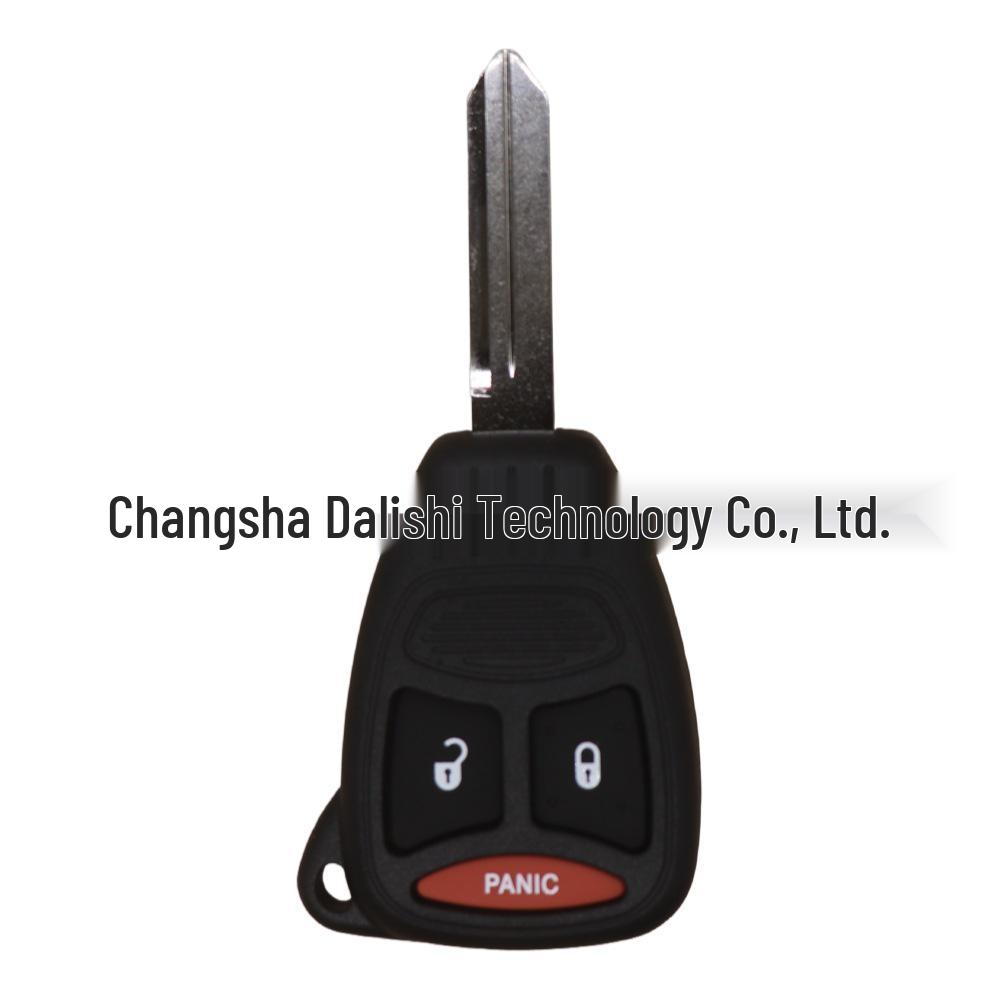 Compatible Key Shell for Chrysler 300, Dodge Durango, Jeep Commander - No Logo
