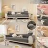 Faux Rabbit Fur Plush Sofa Cover Non-Slip Couch Soft Warm Corner Sofa Slipcover Solid Color Sofa Cushion Thickened Modern Simple