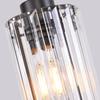 Lampe suspendue - NETTLIFE - Suspension 4 flammes (table à manger) - Noir - Métal & verre - E27