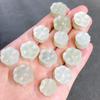 Natural Hetian Jade Four Seasons Beads & Bat Wushi Pai Lotus Seed Prayer Bracelet Pendant DIY Accessory