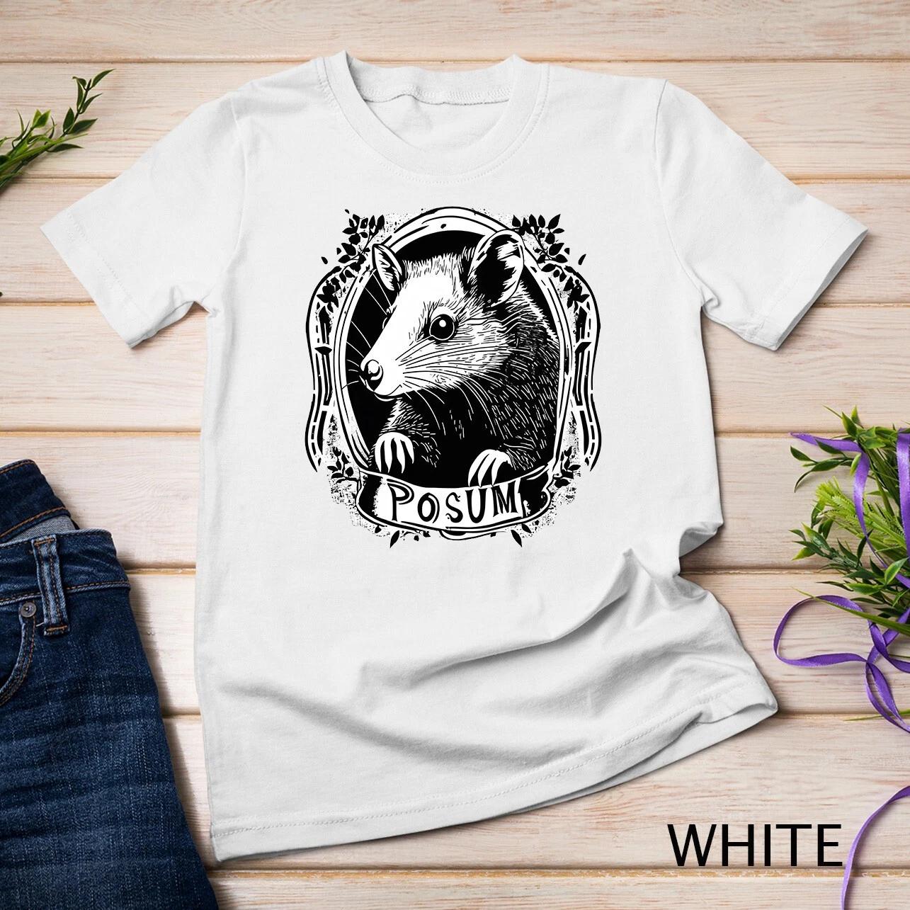 Possum Monochrome Possum Mirror T-Shirt Unisex T-shirt XL