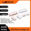 In-stock XH2.54 Pitch Straight Pin Connector: Bent Pin, Nylon, High-Temperature Resistant, 2P-12P.