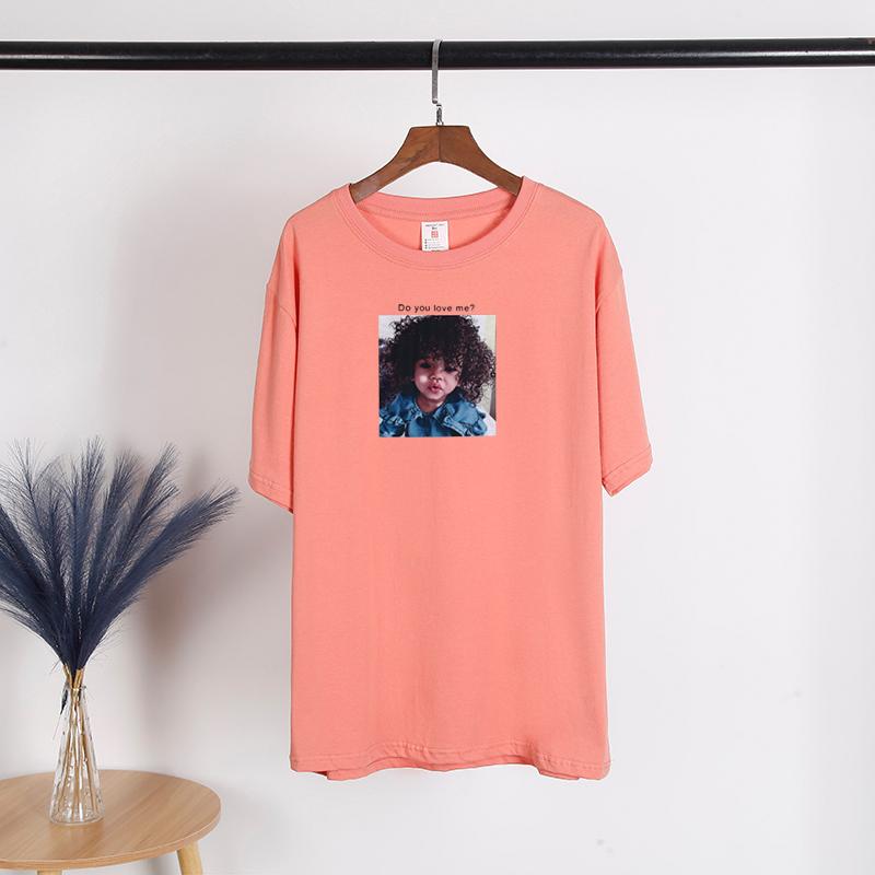 TWINFLAMES Women Printed Casual Basic T shirt Young Girls Soft Hand Feel Y2K Harajuku T-shirts Female Tops Tees