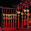 1/10 Pcs 2026 Year Of The Horse Wall Hanging Car Ornament Chinese New Year 3D Horse Lantern Red Gold Pendant Lucky Decor Gifts