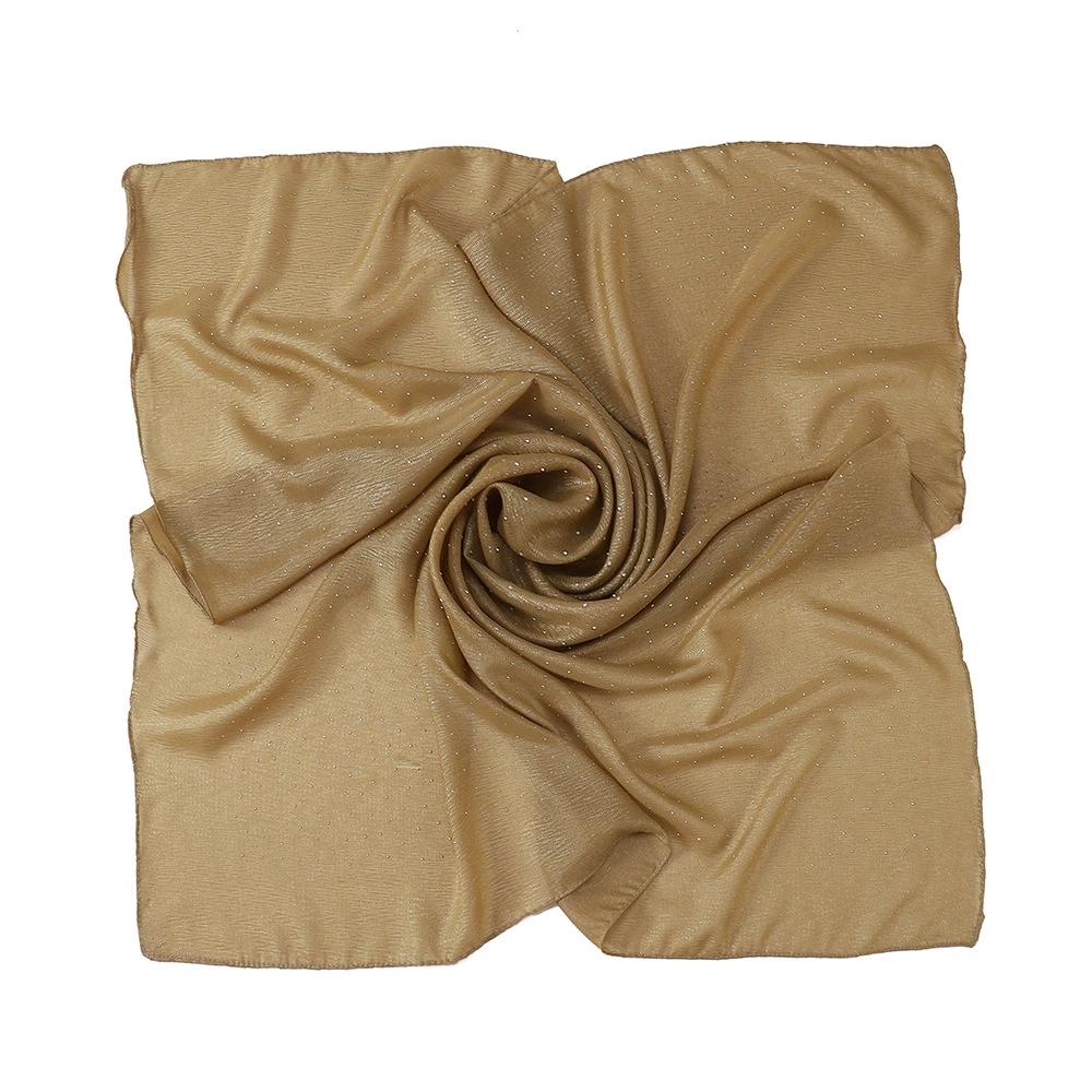 Women Malaysian Square Scarves Foulards Female Bandana Lady Hijabs 90CM