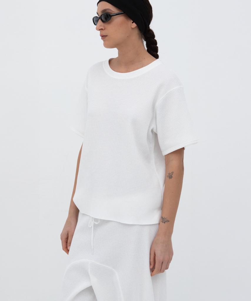 Obeuheden Waffle T-Shirts (White)
