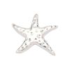 Antique Silver Color Starfish Charm Necklace Pendant Bracelet Jewelry Making Handmade Crafts Diy Supplies 53x62mm