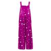 Women's Casual Jumpsuit Sleeveless Polka Dot Print Cotton Jumpsuit