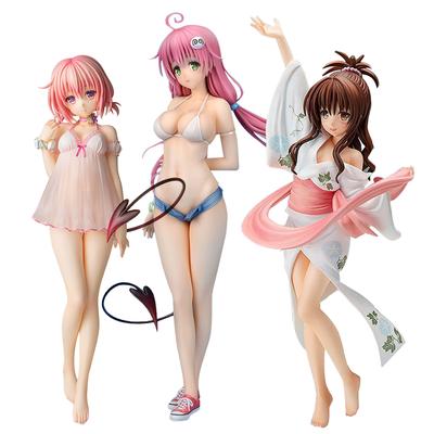 22cm Anime Figur Lala Satalin Devilke Yuuki Mikan Momo Belia Devilke Stehende Position Badeanzug Mädchen Erwachsene Actionfigur Modelle
