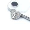 2Pcs Adhesive Metal Phone Charm Holder, Pendant Hook, Phone Case Finger Ring, Keychain Loop, Grip Hook For Hanging Supplies