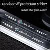 Car Door Threshold Scuff Plate Decals for 156 159 147 155 Mito Giulia GT Giulietta Stelvio Trunk Bumper Sill Stickers