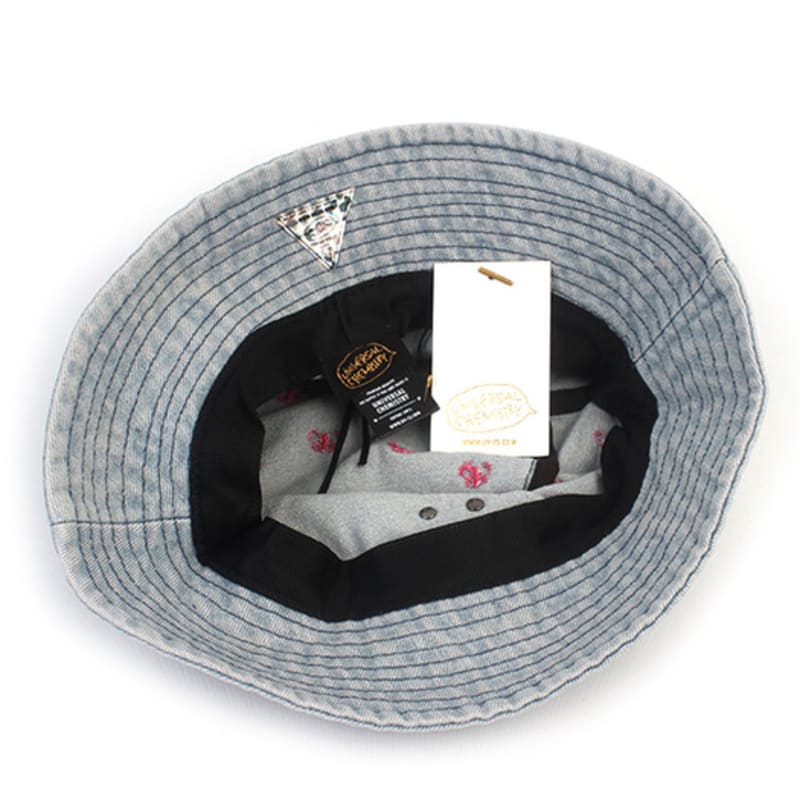 Universal chemistry Butterfly Light Denim Bucket Hat