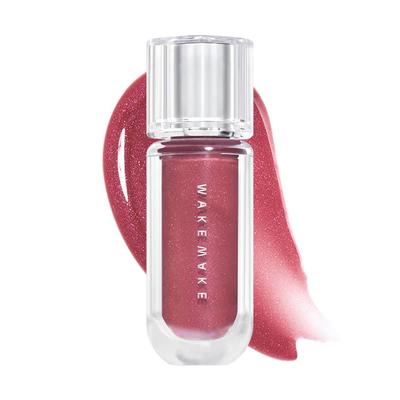 Wakemake Dewy Gel Maxi Gloss 03 Love Bay Glossy Korean Cosmetics Lip Gloss and Moisturizing 3.8g Non-sticky