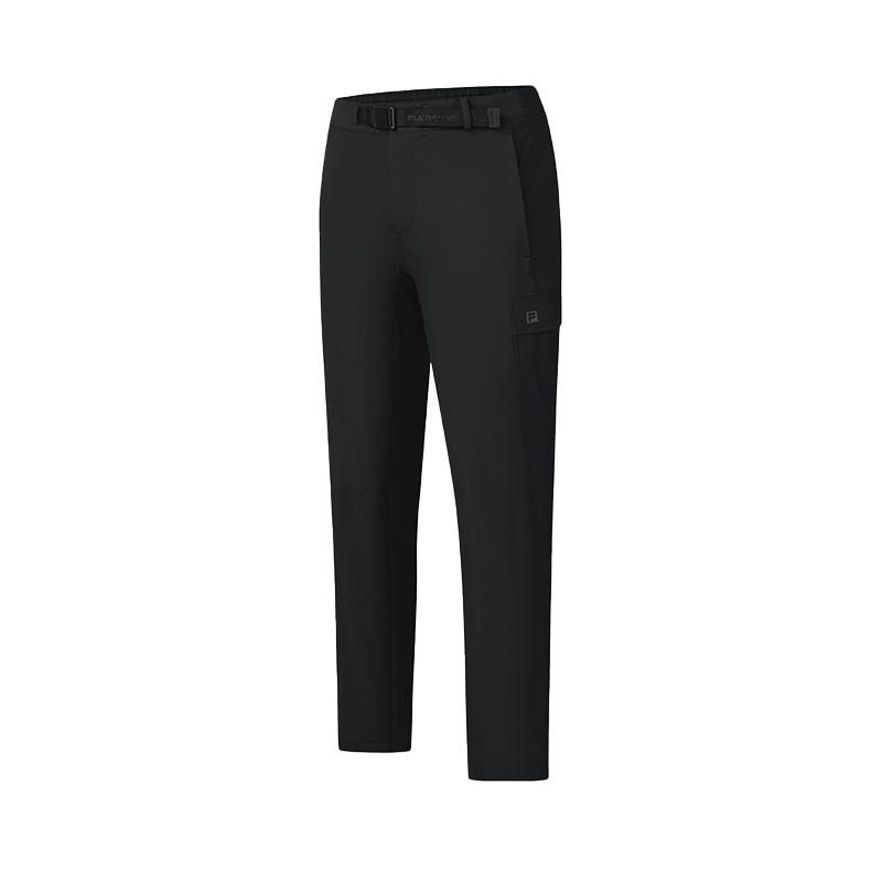 FILA Explorer Versatile Warm Woven Casual Pants Men bottoms Deep-Black A11M517802F-BK