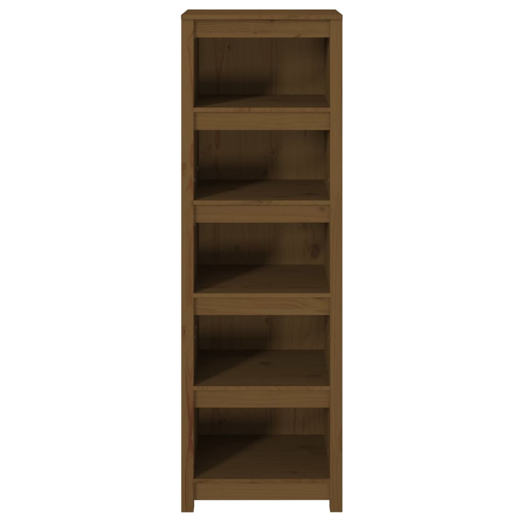 Bookshelf Honey Brown 50 x 35 x 154 cm Solid Pine Wood