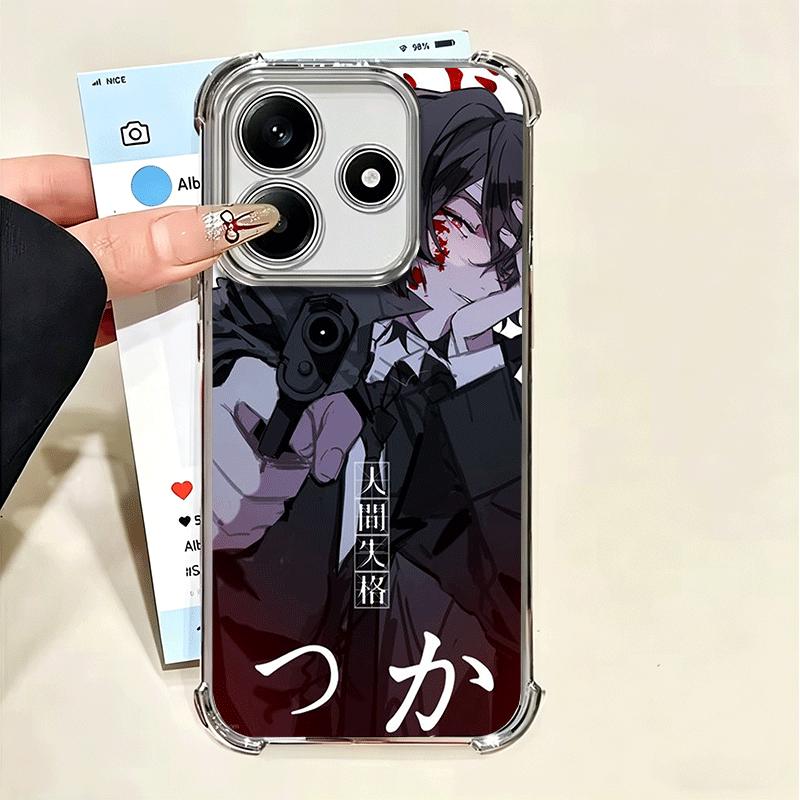 

Мягкий чехол для телефона Bungo Stray Dogs Дазай для Xiaomi Poco X7 X8 Pro Max X6 X5 X3 F8 Ultra F7 M8 M7 M5S Redmi 15C 15A 15 14C 13C 12C Xiaomi Poco X8 Pro