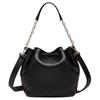Bally Logo Bucket Bag Leather Mini Handbag Women Handbags Black 6230742